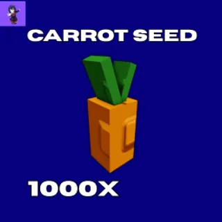  1000 CARROT SEED