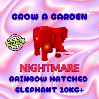 RAINBOW HATCHED ELEPHANT 10KG+