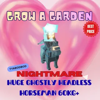 NIGHTMARE HUGE GHOSTLY HEADLESS HORSEMAN 60KG+