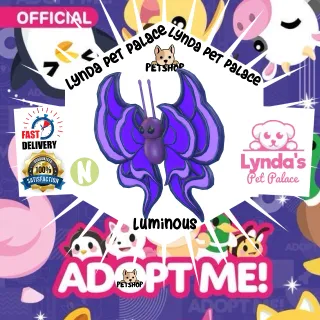 Neon Violet Butterfly (Luminous)