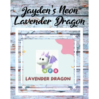 Neon Lavender Dragon 