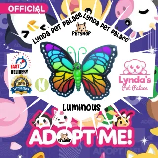 Neon Prismatic Butterfly (Luminous)