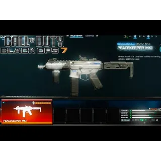Call of Duty: Black Ops 7 Weapon Blueprint  Peacekeeper MK1