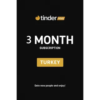 Tinder Gold  3 Months Subscriptio