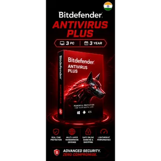 Bitdefender Antivirus Plus  3 Pc 3 Year