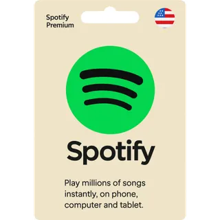 Spotify Premium Gift Card 3 Months Trial US