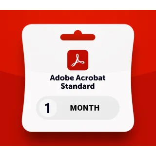 Adobe Acrobat 1 month Subscription