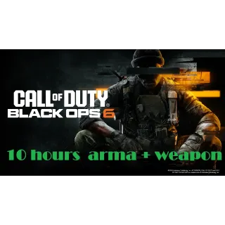 10 hours arma + weapon call of duty 