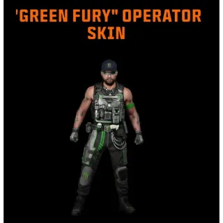 Call of Duty: Black Ops 7 - Operator Skin - Green Fury