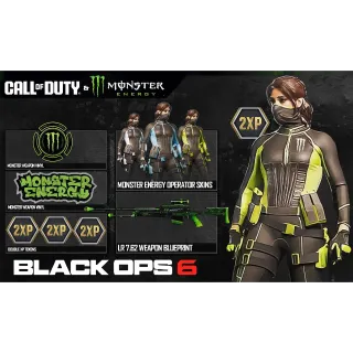 Call of Duty Black Ops 6 - Exclusive Monster Energy Full Set Bundle Pack
