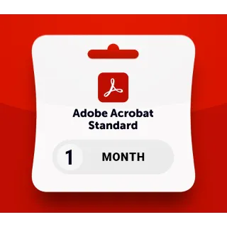 Adobe Acrobat 1 month Subscription
