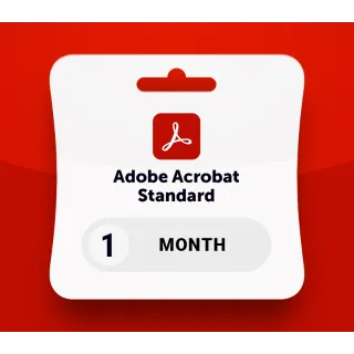 Adobe Acrobat 1 month Subscription