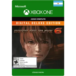 DEAD OR ALIVE 6 Digital Deluxe Edition Argentine region key