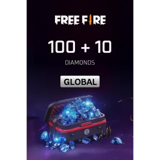 Garena Free Fire 100 + 10 Diamonds