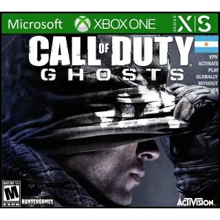 Call of Duty: Ghosts Argentina region key