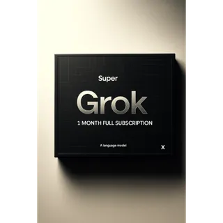 GROK Ai Super grok 1 Month account
