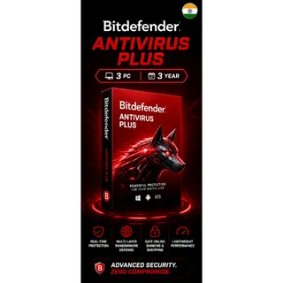 Bitdefender Antivirus Plus  3 Pc 3 Year