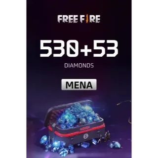 Garena Free Fire - 530 + 53 Diamonds