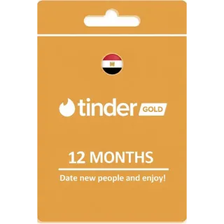 Tinder Gold - 12  Months