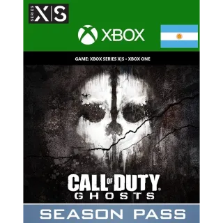 Call of Duty: Ghosts Season Pass xbox Argentine region key