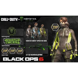 Call of Duty Black Ops 6 - Exclusive Monster Energy Full Set Bundle Pack