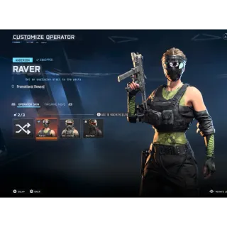 Call of Duty Black Ops 7 - Operator Skin - Raver