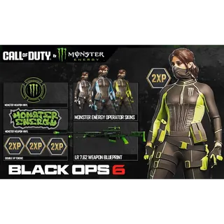 Call of Duty Black Ops 6 - Exclusive Monster Energy Full Set Bundle Pack