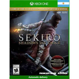 Sekiro™: Shadows Die Twice - GOTY Edition Argentine region key