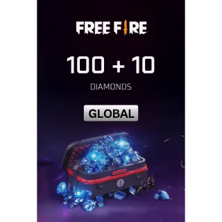 Garena Free Fire 100 + 10 Diamonds