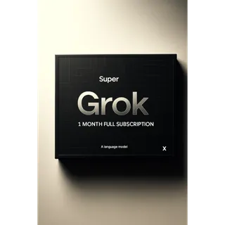 GROK Ai Super grok 1 Month account