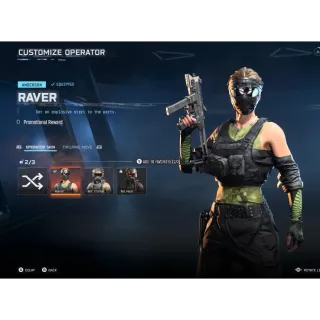 Call of Duty Black Ops 7 - Operator Skin - Raver