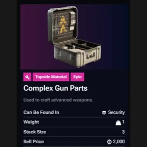 3X COMPLEX GUN PARTS