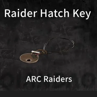 10x RAIDER HATCH KEY