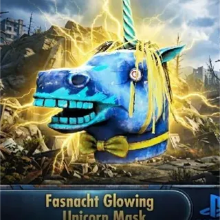 glowing unicorn mask