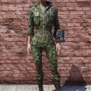 forest camo jumpsuit