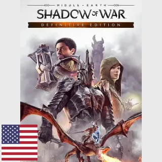 Middle-earth: Shadow of War - Definitive Edition – Xbox One / Xbox Series X|S 🇺🇸 