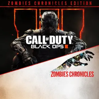 CALL OF DUTY: BLACK OPS III - ZOMBIES CHRONICLES EDITION (US) [AUTO DELIVERY] XBOX ONE/XBOX SERIES X|S