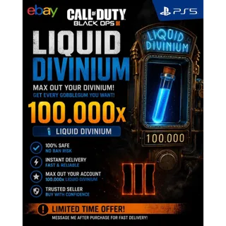 100,000 Liquid Divinium | BO3 | PS5