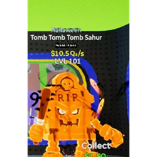  Tomb Tomb Sahur Halloween LVL 101 – FORTNITE STEAL 