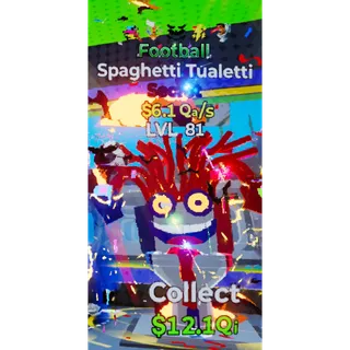 Football spaghetti Tualetti 6.1/s FORTNITE STEAL BRAiNROT
