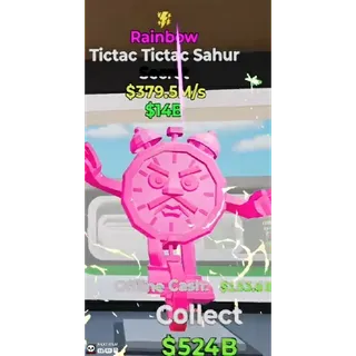 379,5M/S Tictac tictac sahur rainbow  Fortnite Steal The Brainrot