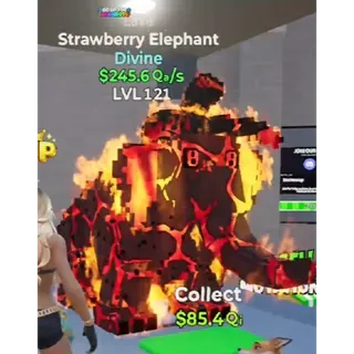X1 Lava Strawberry Elephant Go up for Brainrots 