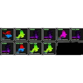 X10 Fortnite Fruits Vs Brainrots
