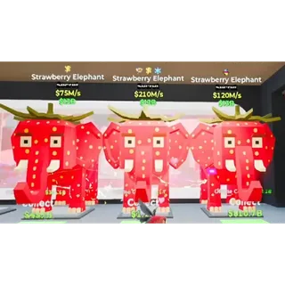 X3 Strawberry Elephant FORTNITE STEAL BRAiNROT