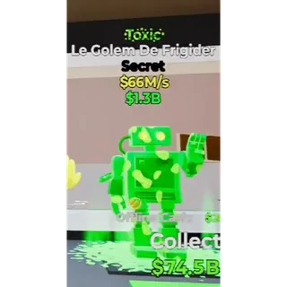 Le Golem De Frigider Toxic  66M/S  Fortnite Steal The Brainrot