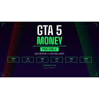 GTA 5 Online Money Service PS5 | CEO Method | Fast Delivery - Rowdy Services