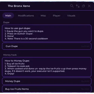 The Bronx Xeno — Roblox Script | OP Features | Instant Delivery