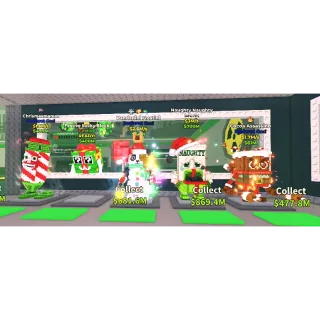 5 x Steal A Brainrot Christmas Bundle Lucky block included 8.9M/s