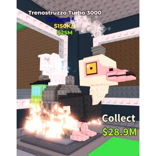 Steal a Brainrot Trenostruzzo Turbo 3000 - Rebirth 