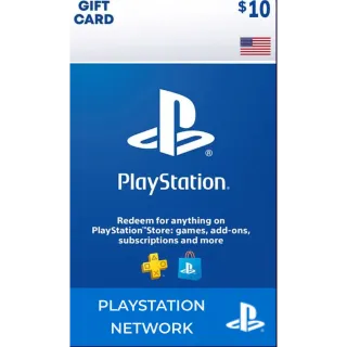 $10.00 USD PlayStation Store HALF OFF